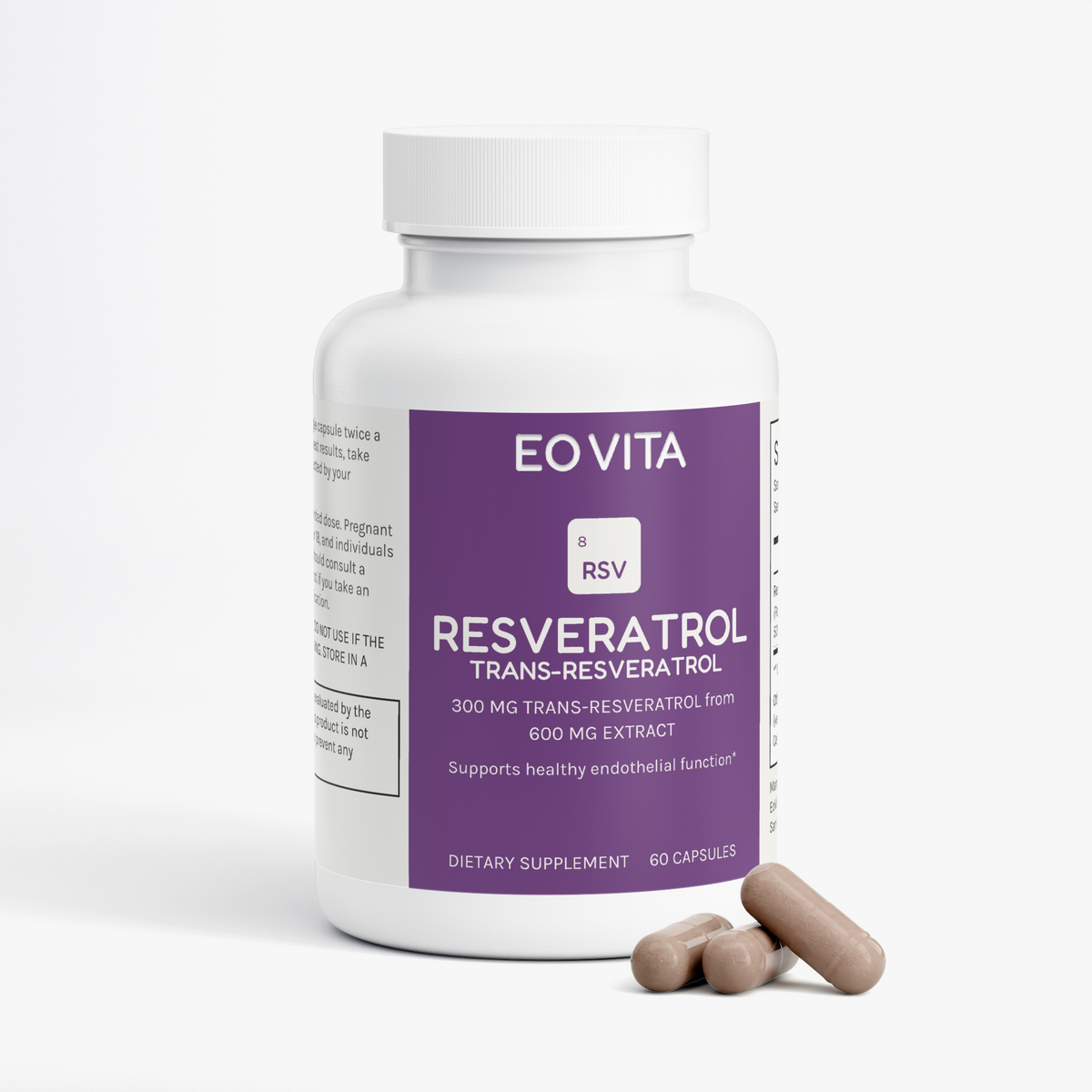 Trans-Resveratrol Capsules, 300 mg