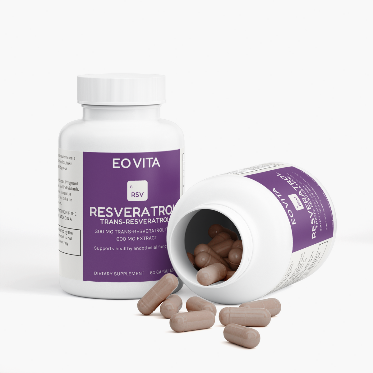 Trans-Resveratrol Capsules, 300 mg